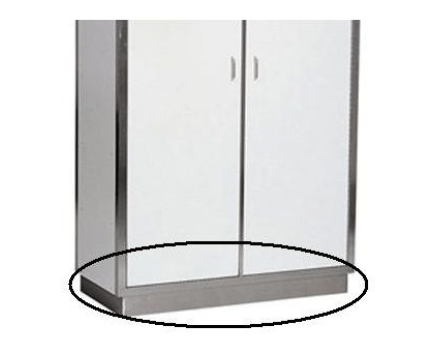 Combisteel Baseboard for Storage Cabinet - RVSVoordeel