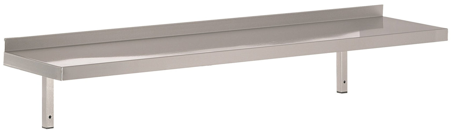 Combisteel Wall Shelf 30cm Deep - Leg - Supported mount included - RVSVoordeel