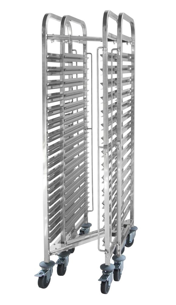 Hendi Compact Tray Trolley - Gastronorm - Fits 15 x 1/1 GN Trays - excl GN Trays - RVSVoordeel