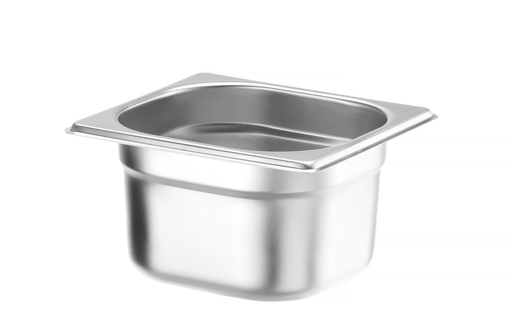 Hendi Gastronorm Container 1/6 GN - Budget Line - Stainless Steel - RVSVoordeel