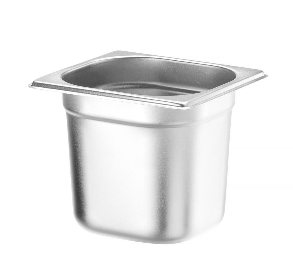 Hendi Gastronorm Container 1/6 GN - Budget Line - Stainless Steel - RVSVoordeel