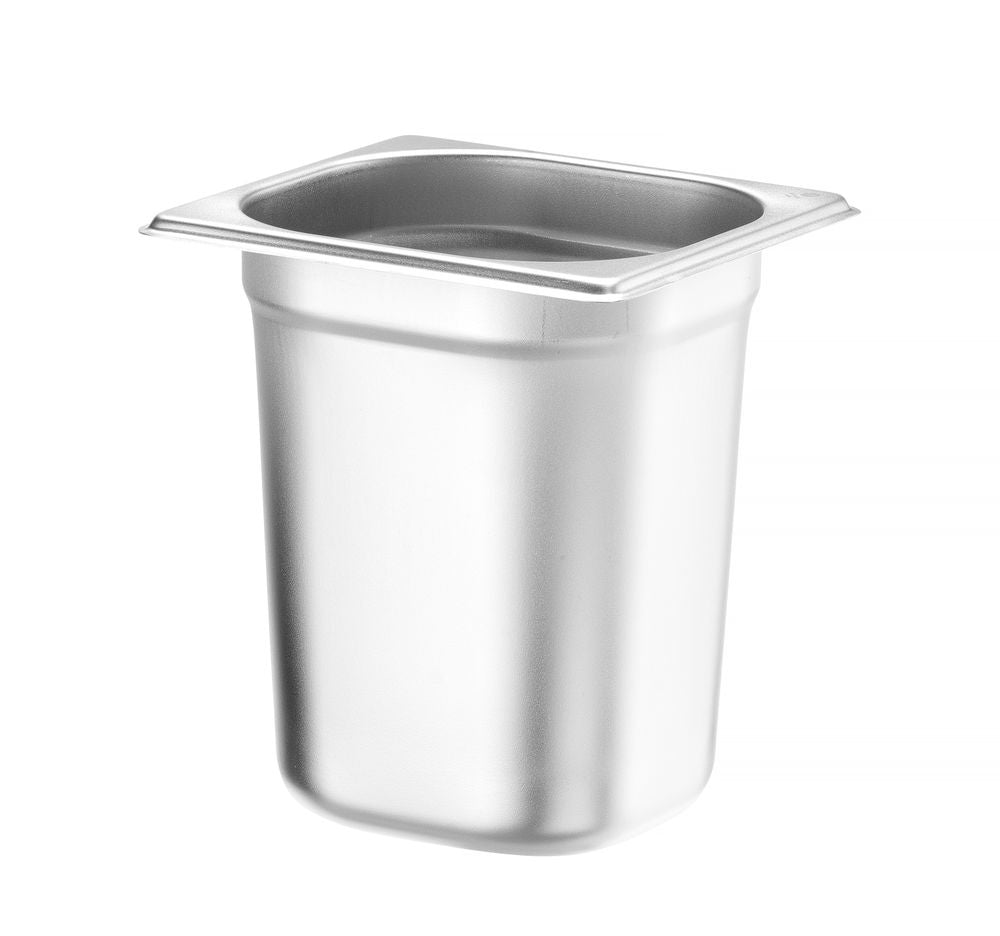 Hendi Gastronorm Container 1/6 GN - Budget Line - Stainless Steel - RVSVoordeel
