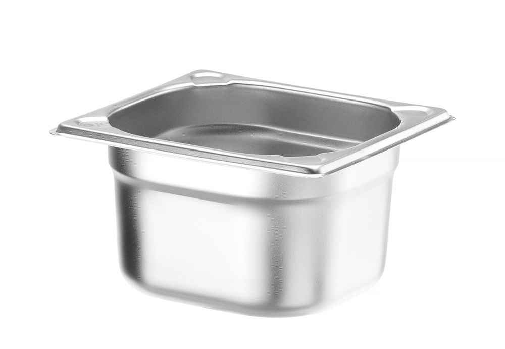 Hendi Gastronorm Container 1/6 GN - Kitchen Line - Stainless Steel - RVSVoordeel