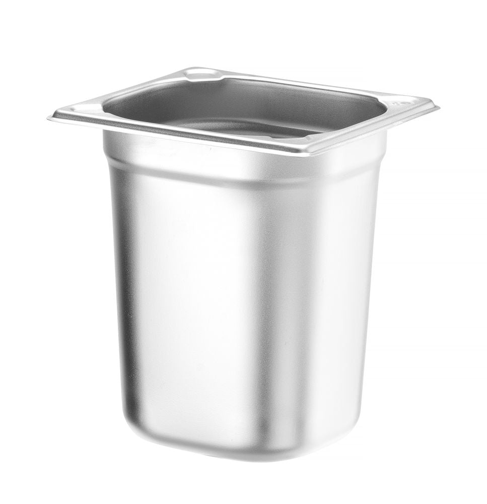 Hendi Gastronorm Container 1/6 GN - Kitchen Line - Stainless Steel - RVSVoordeel