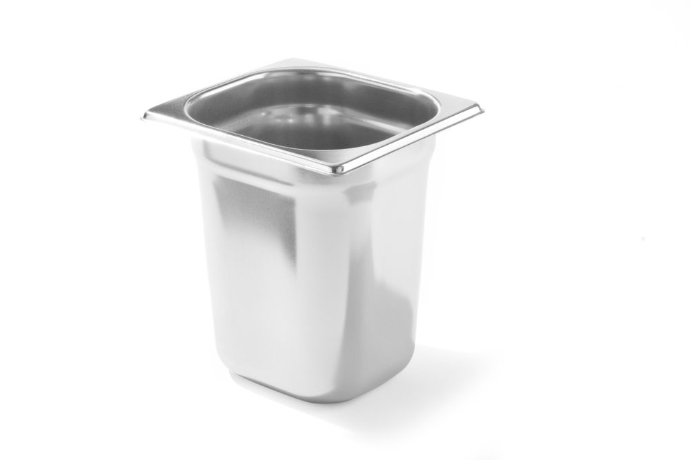 Hendi Gastronorm Container 1/6 GN - Profi Line - Stainless Steel - RVSVoordeel