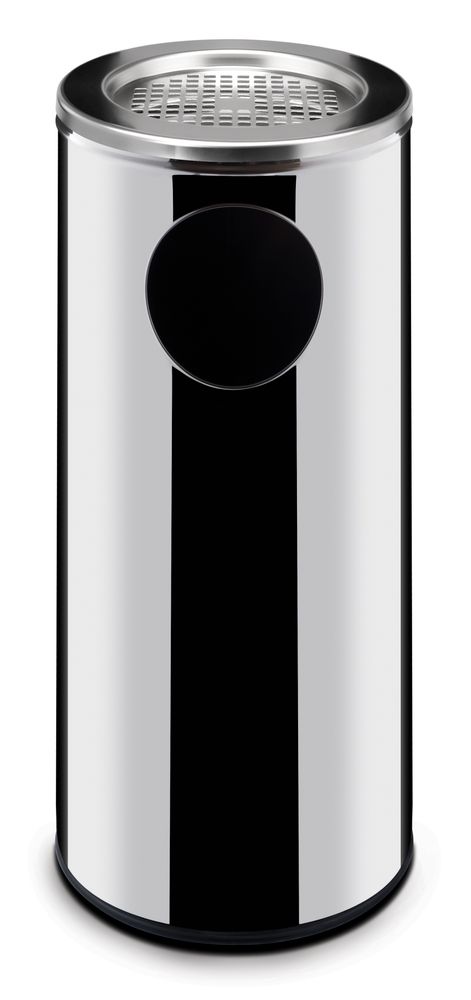 Hendi Stainless steel Garbage Bin with Ash Tray - RVSVoordeel