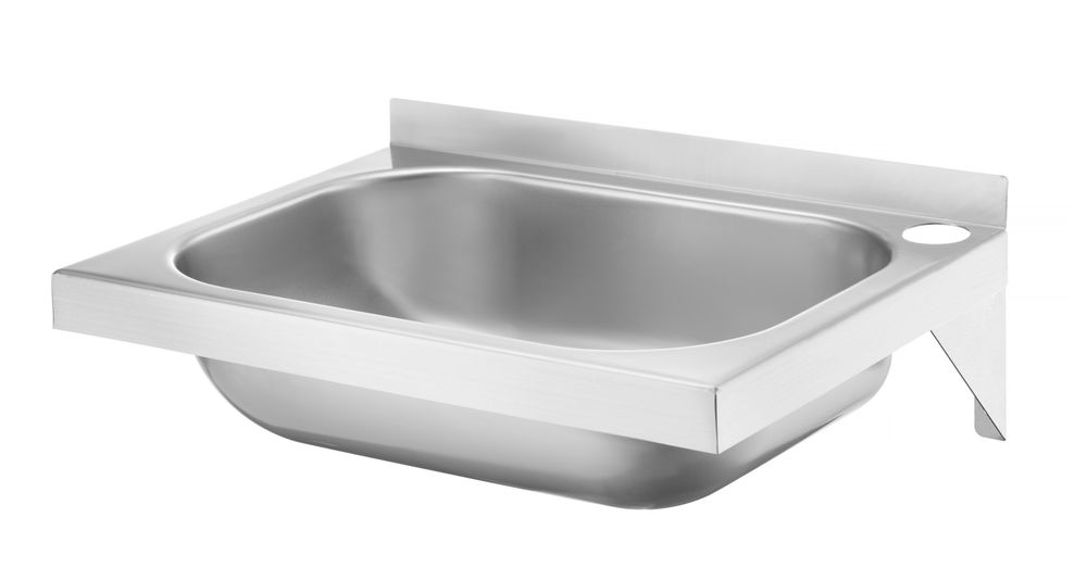 Hendi Stainless Steel Sink - 40 cm Width - 1 pre - drilled tap hole - RVSVoordeel