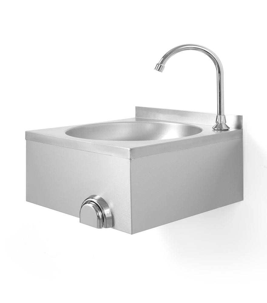 Hendi Stainless Steel Sink with Tap - Knee Operated - RVSVoordeel
