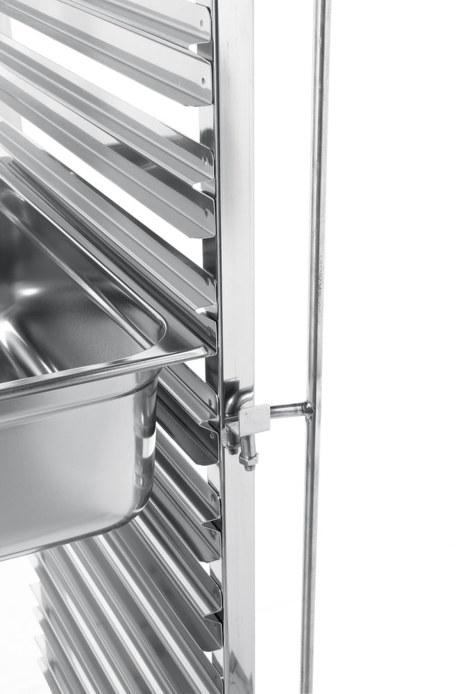 Hendi Tray Trolley - Gastronorm - Fits 15 x 1/1 GN Trays - excl GN Trays - RVSVoordeel