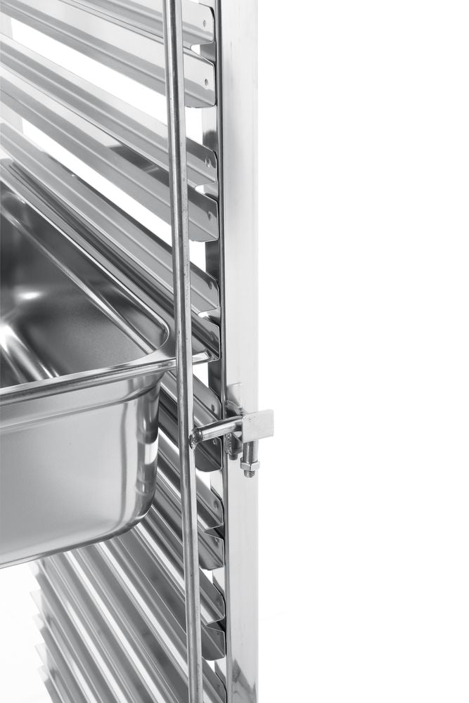 Hendi Tray Trolley - Gastronorm - Fits 7 x 1/1 GN Trays - excl GN Trays - RVSVoordeel