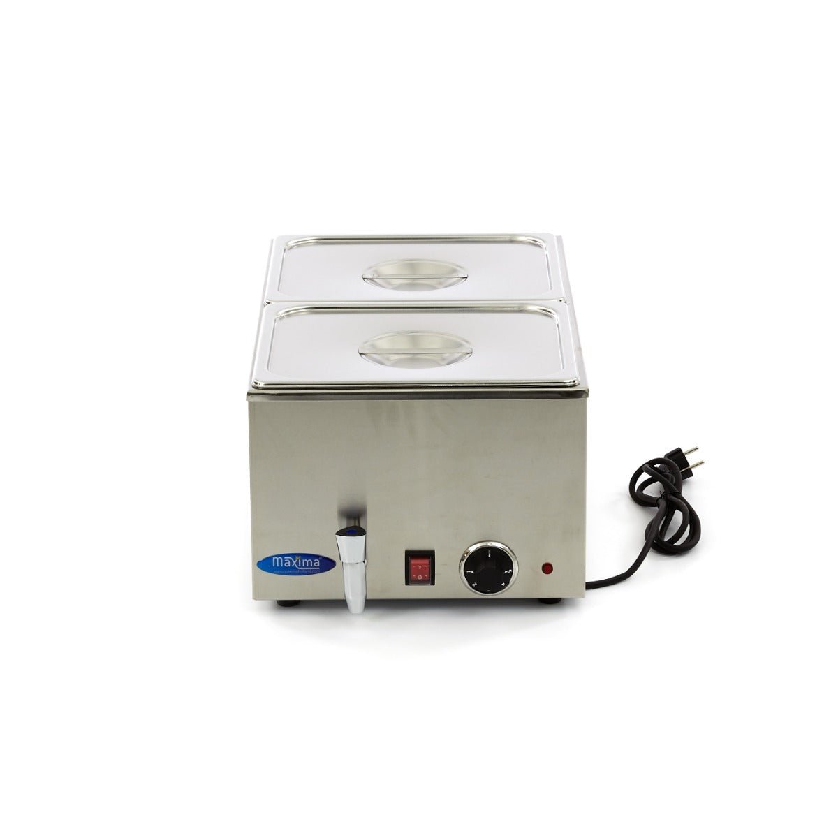 Maxima Bain Marie Electric with Tap - RVSVoordeel