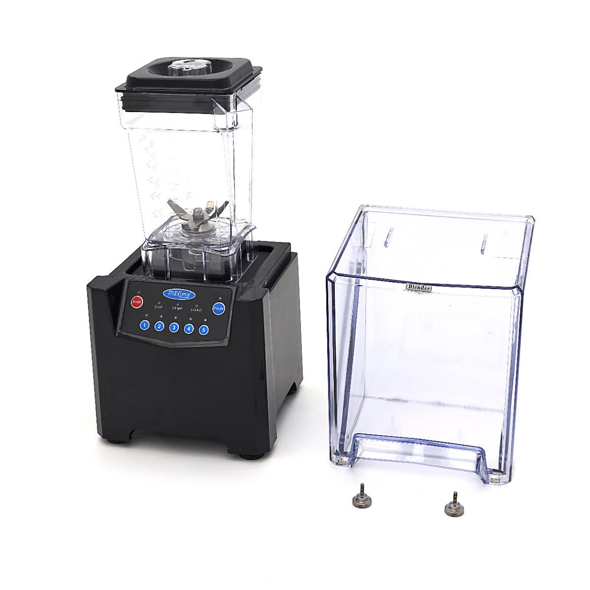 Maxima Blender 1,5 L capacity - 1500W Power - with 5 Programmes - RVSVoordeel
