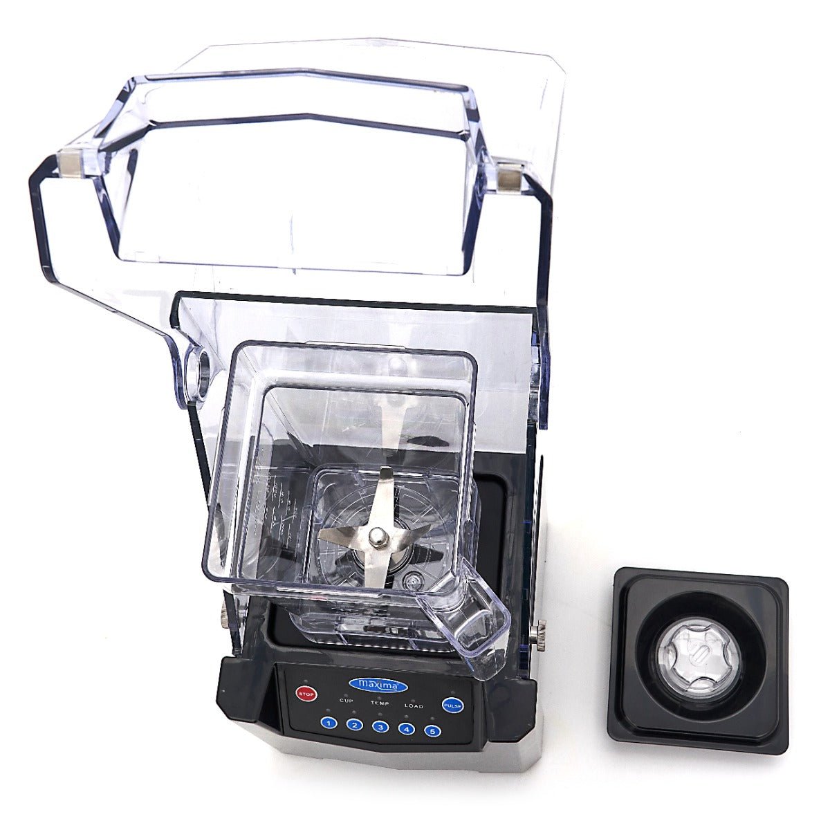 Maxima Blender 1,5 L capacity - 1500W Power - with 5 Programmes - RVSVoordeel