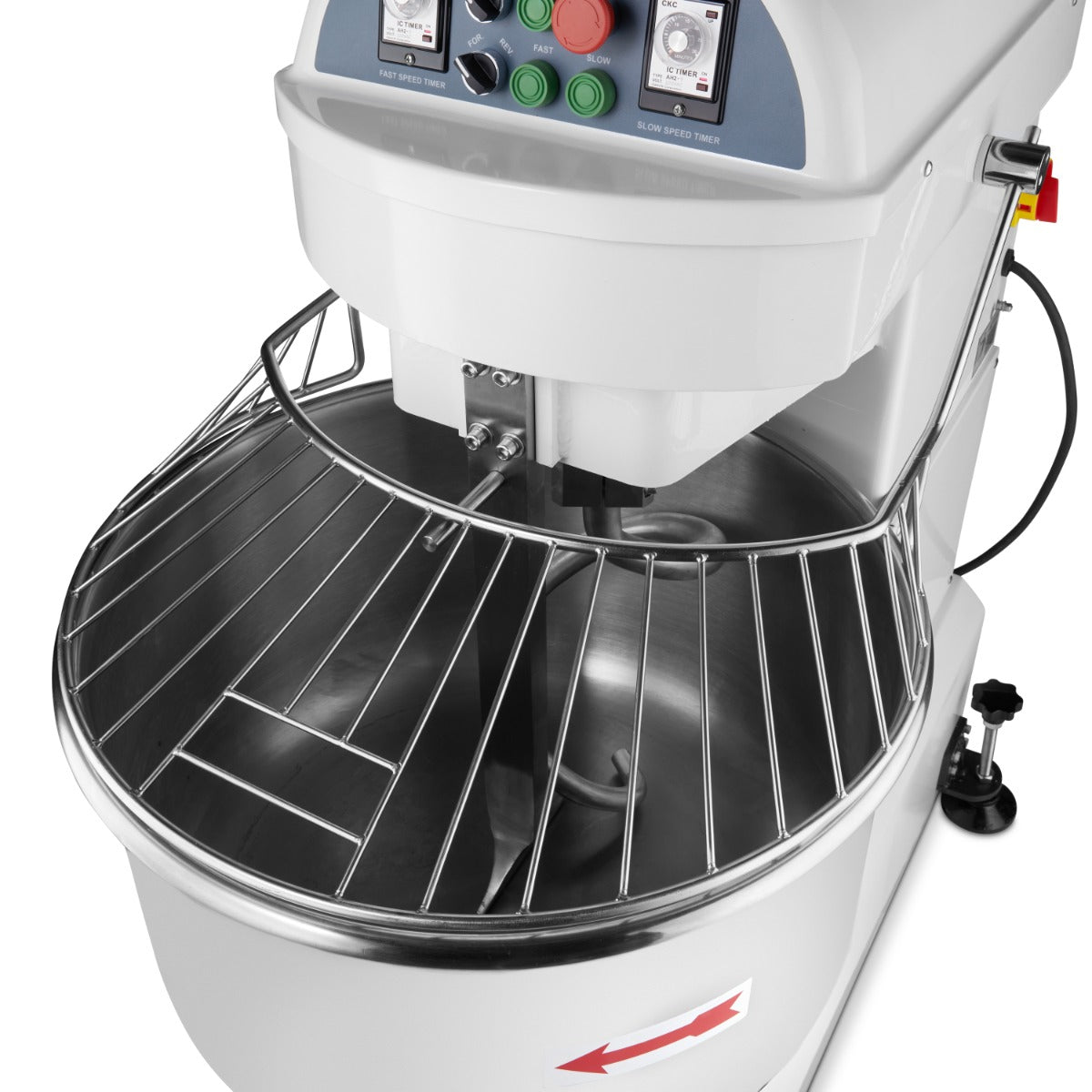 Maxima Dough Mixer 100L - Up to 64kg Dough - 2 Speeds - 400V - RVSVoordeel