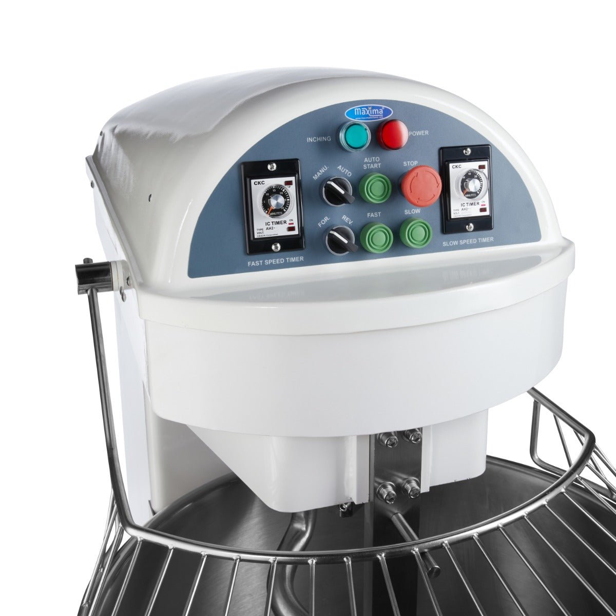 Maxima Dough Mixer 100L - Up to 64kg Dough - 2 Speeds - 400V - RVSVoordeel