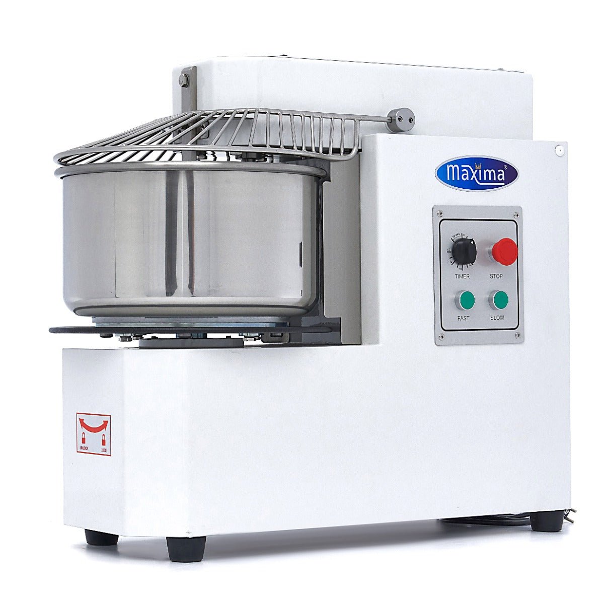 Maxima Dough Mixer 20L - Up to 12kg Dough - 2 Speeds - Removable Bowl - RVSVoordeel