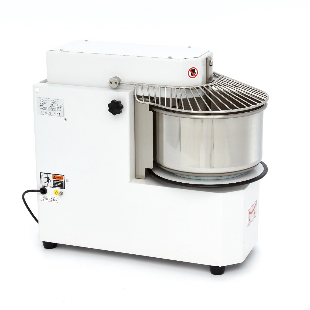 Maxima Dough Mixer 20L - Up to 12kg Dough - 2 Speeds - Removable Bowl - RVSVoordeel