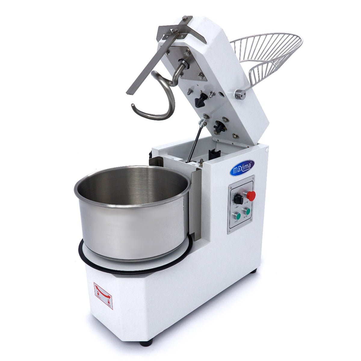 Maxima Dough Mixer 20L - Up to 12kg Dough - 2 Speeds - Removable Bowl - RVSVoordeel