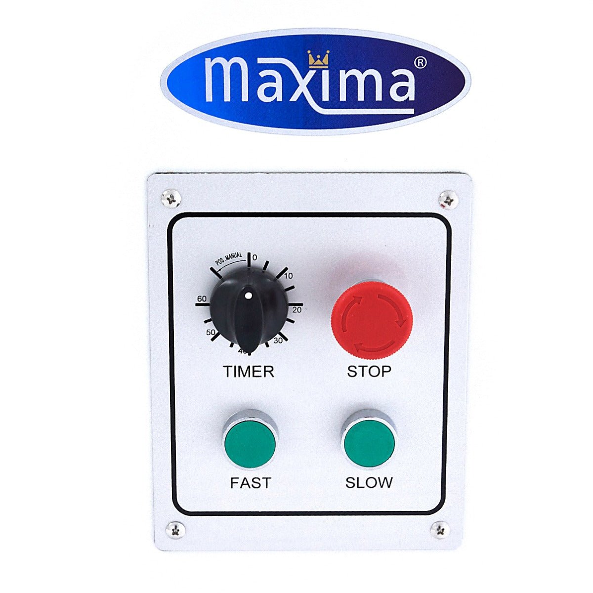 Maxima Dough Mixer 30L - Up to 18kg Dough - 2 Speeds - Removable Bowl - RVSVoordeel
