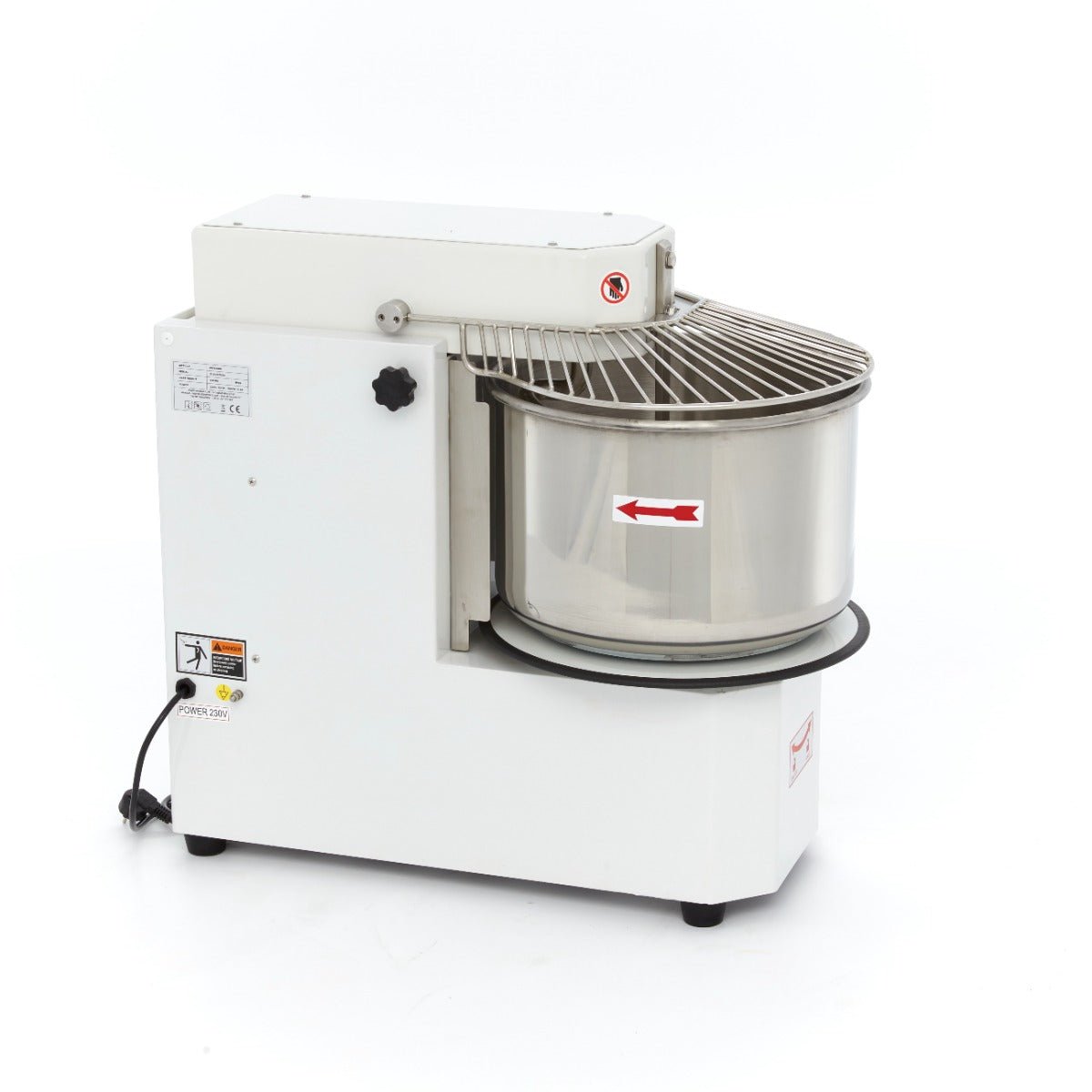 Maxima Dough Mixer 30L - Up to 18kg Dough - 2 Speeds - Removable Bowl - RVSVoordeel