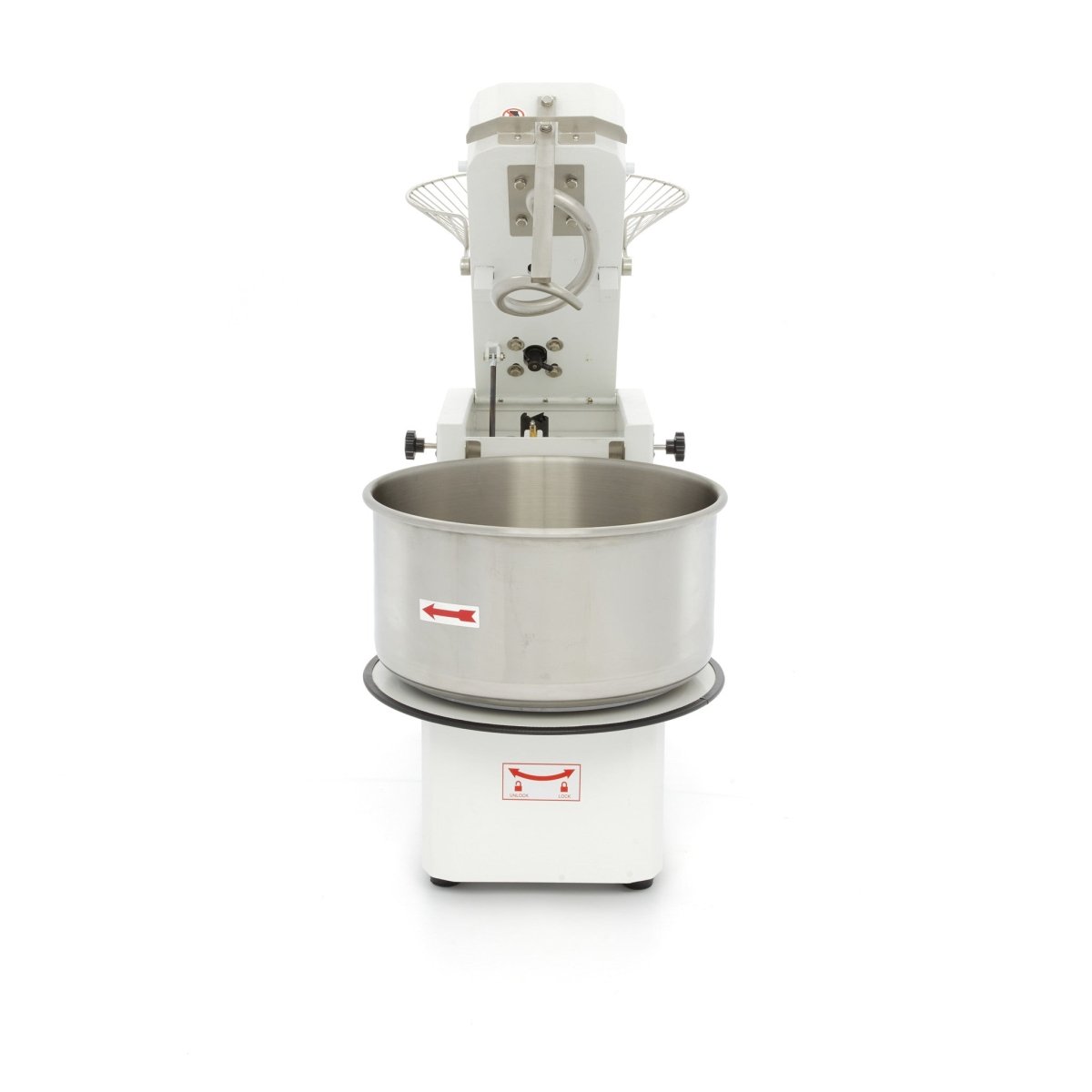 Maxima Dough Mixer 50L - Up to 30kg Dough - 2 Speeds - Removable Bowl - 400V - RVSVoordeel