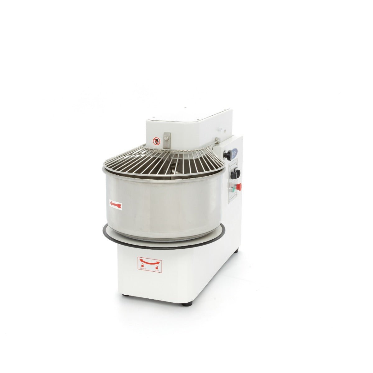 Maxima Dough Mixer 50L - Up to 30kg Dough - 2 Speeds - Removable Bowl - 400V - RVSVoordeel