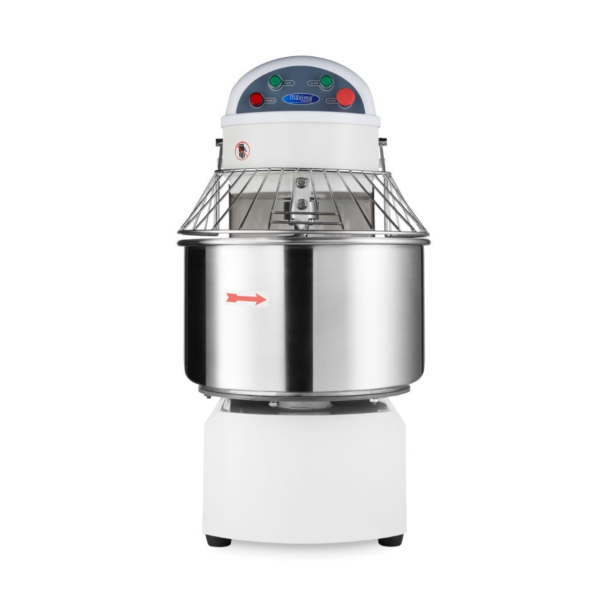 Maxima Dough Mixer 50L - Up to 32kg Dough - 2 Speeds - RVSVoordeel