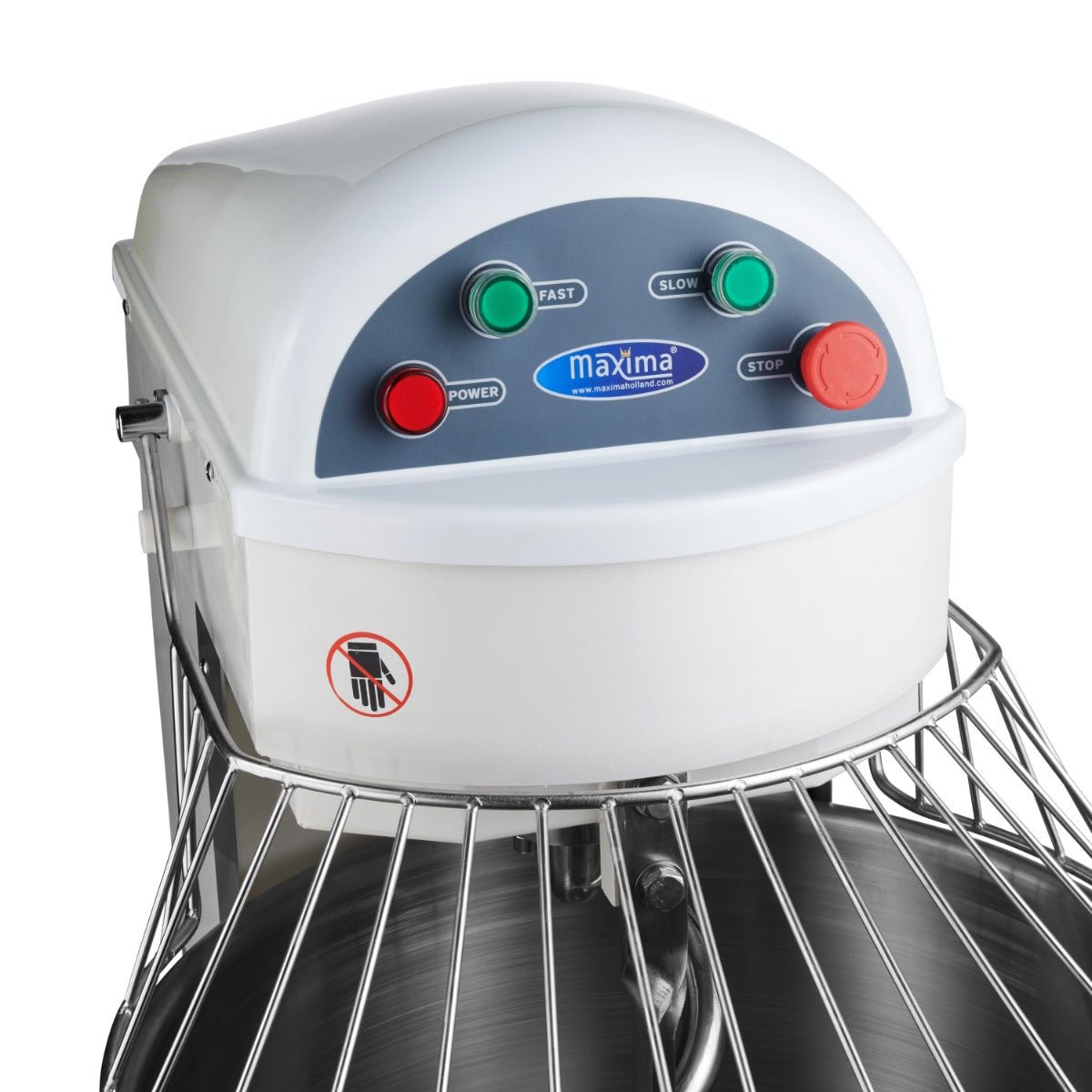 Maxima Dough Mixer 50L - Up to 32kg Dough - 2 Speeds - RVSVoordeel