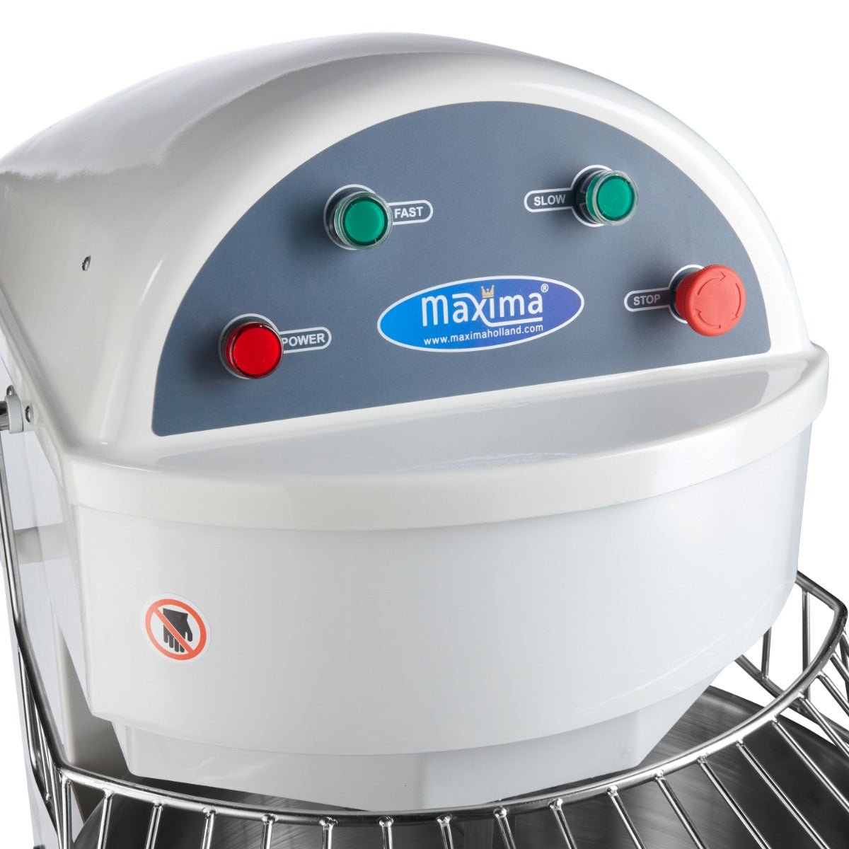 Maxima Dough Mixer 60L - Up to 38kg Dough - 2 Speeds - 400V - RVSVoordeel
