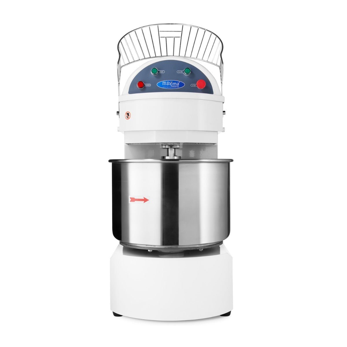 Maxima Dough Mixer 60L - Up to 38kg Dough - 2 Speeds - 400V - RVSVoordeel