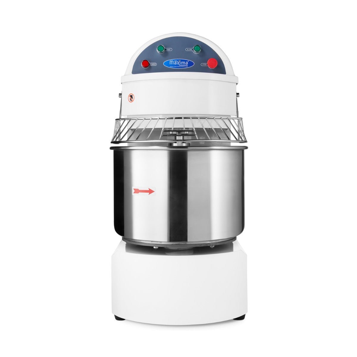 Maxima Dough Mixer 60L - Up to 38kg Dough - 2 Speeds - 400V - RVSVoordeel