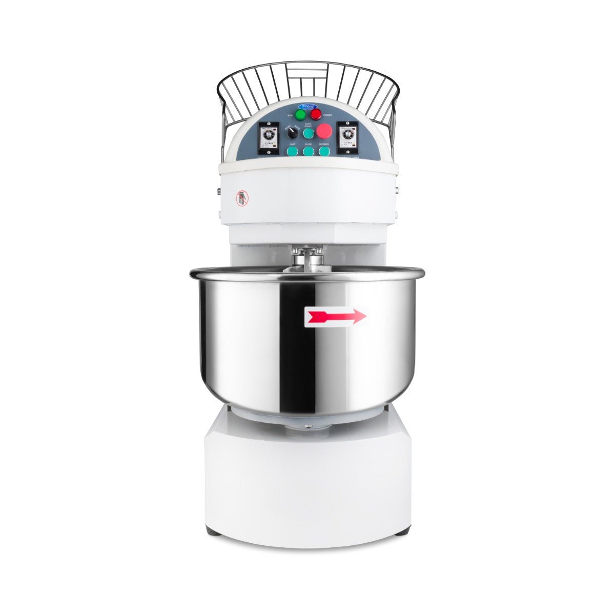 Maxima Dough Mixer 75L - Up to 48kg Dough - 2 Speeds - 400V - RVSVoordeel