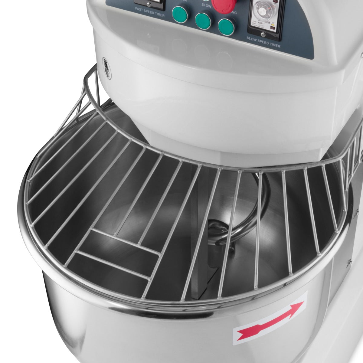 Maxima Dough Mixer 75L - Up to 48kg Dough - 2 Speeds - 400V - RVSVoordeel