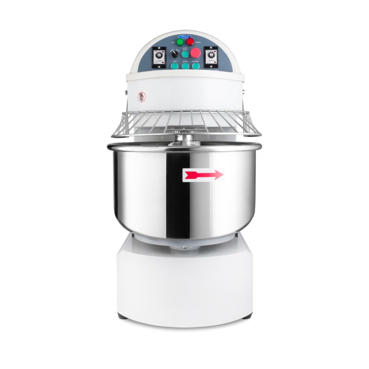 Maxima Dough Mixer 75L - Up to 48kg Dough - 2 Speeds - 400V - RVSVoordeel