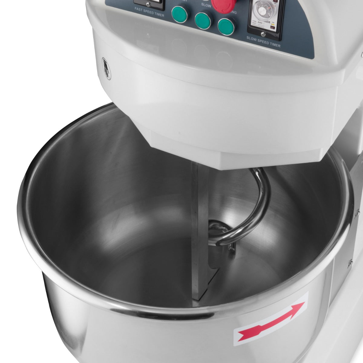 Maxima Dough Mixer 75L - Up to 48kg Dough - 2 Speeds - 400V - RVSVoordeel