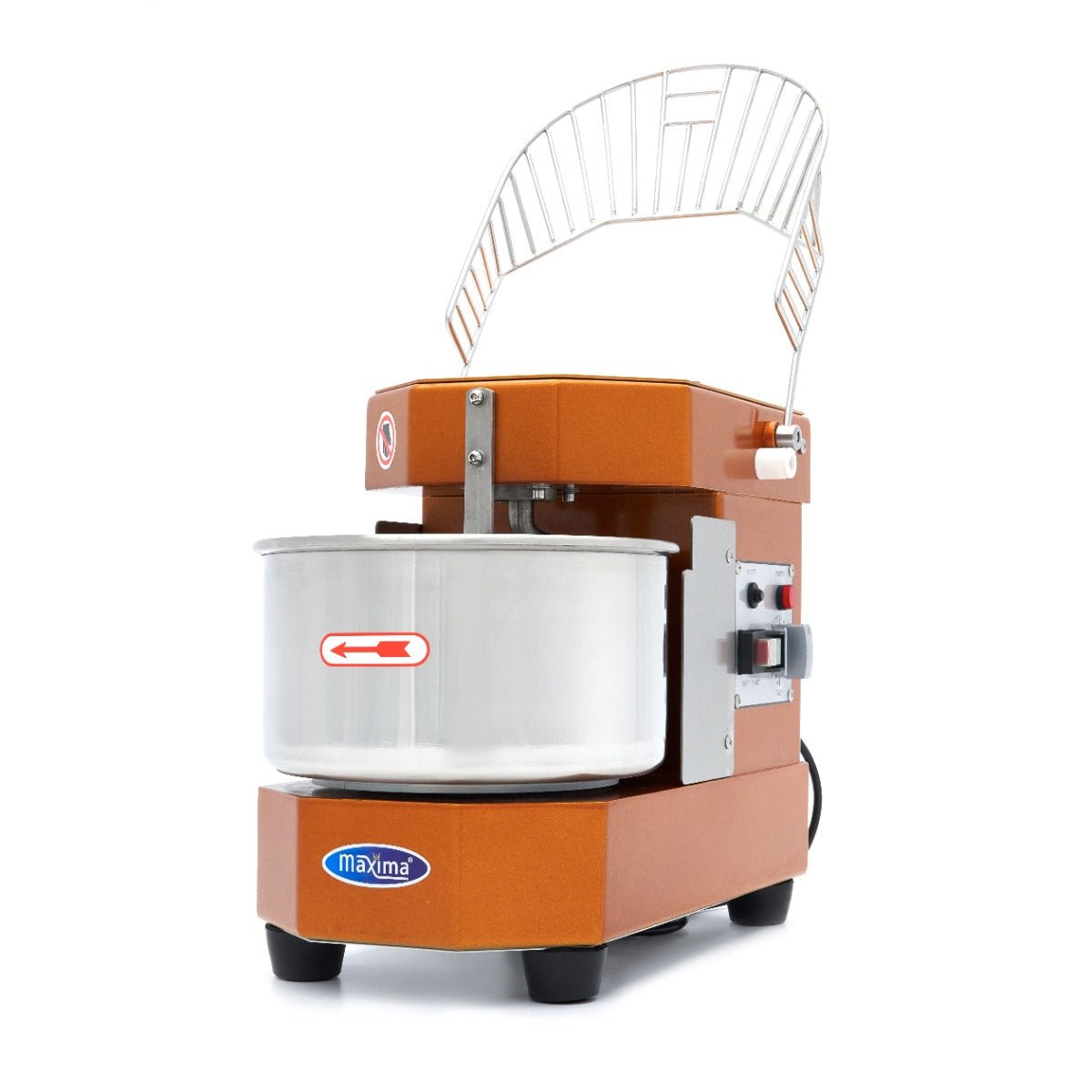 Maxima Dough Mixer 8L Gold - Up to 4,5kg Dough - with Timer - RVSVoordeel