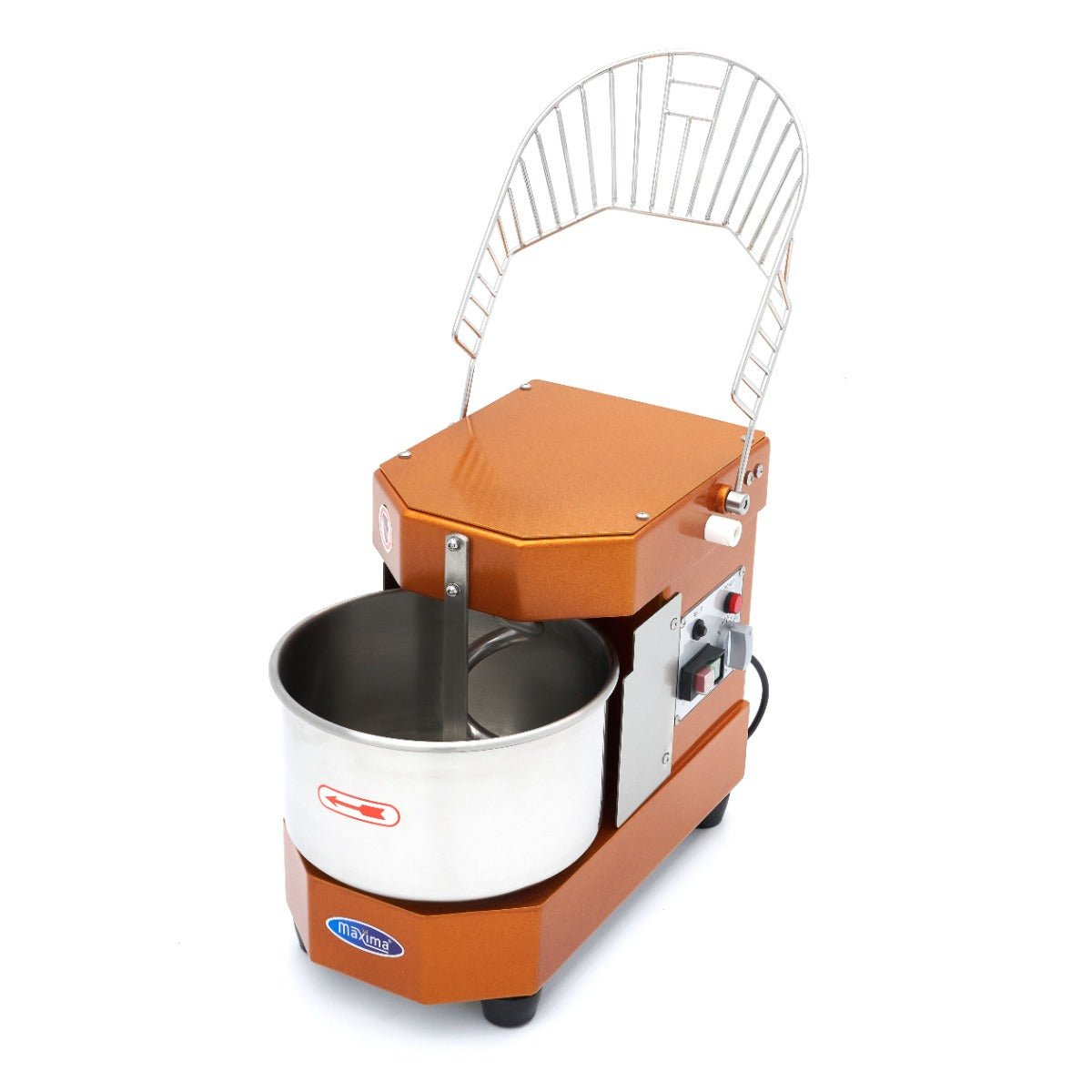 Maxima Dough Mixer 8L Gold - Up to 4,5kg Dough - with Timer - RVSVoordeel