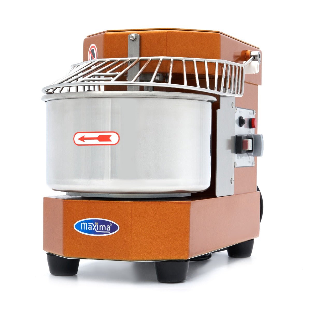 Maxima Dough Mixer 8L Gold - Up to 4,5kg Dough - with Timer - RVSVoordeel