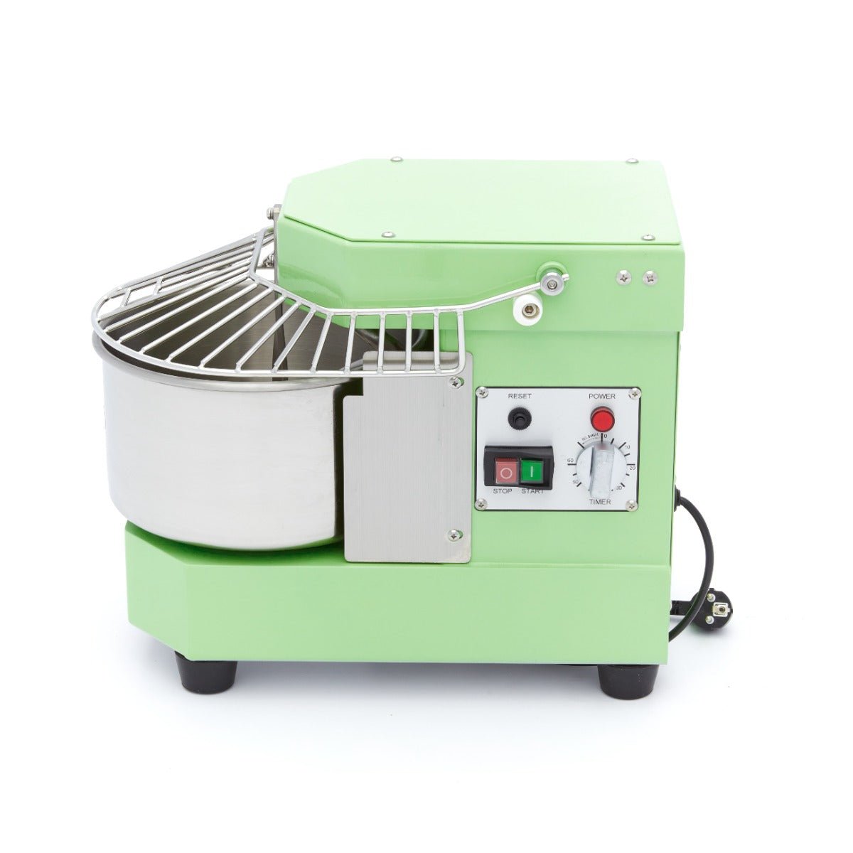 Maxima Dough Mixer 8L Green - Up to 4,5kg Dough - with Timer - RVSVoordeel