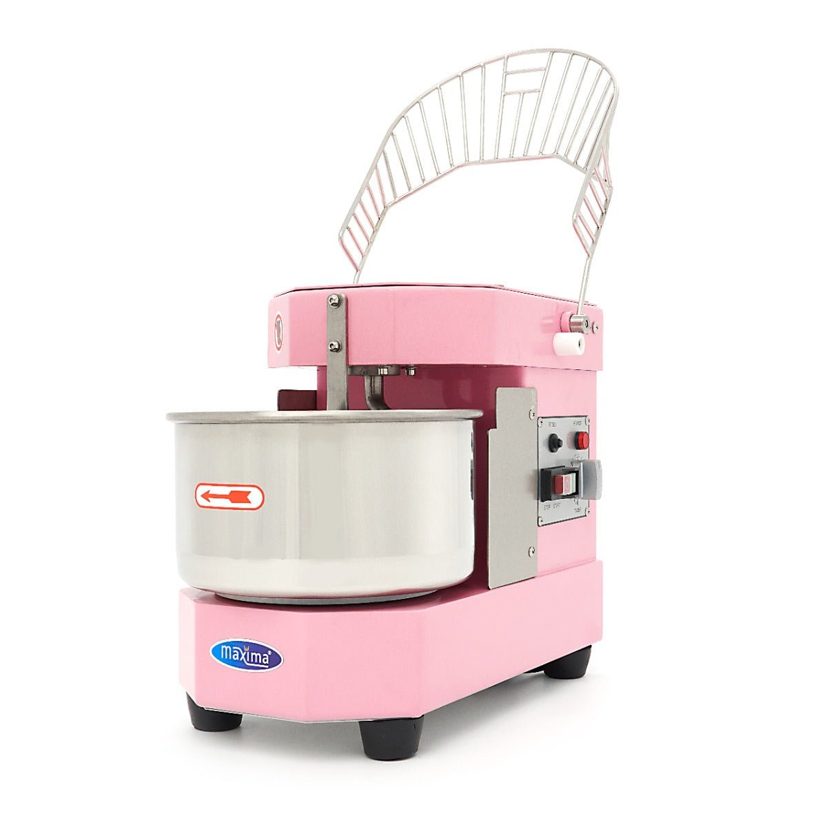 Maxima Dough Mixer 8L Pink - Up to 4,5kg Dough - with Timer - RVSVoordeel