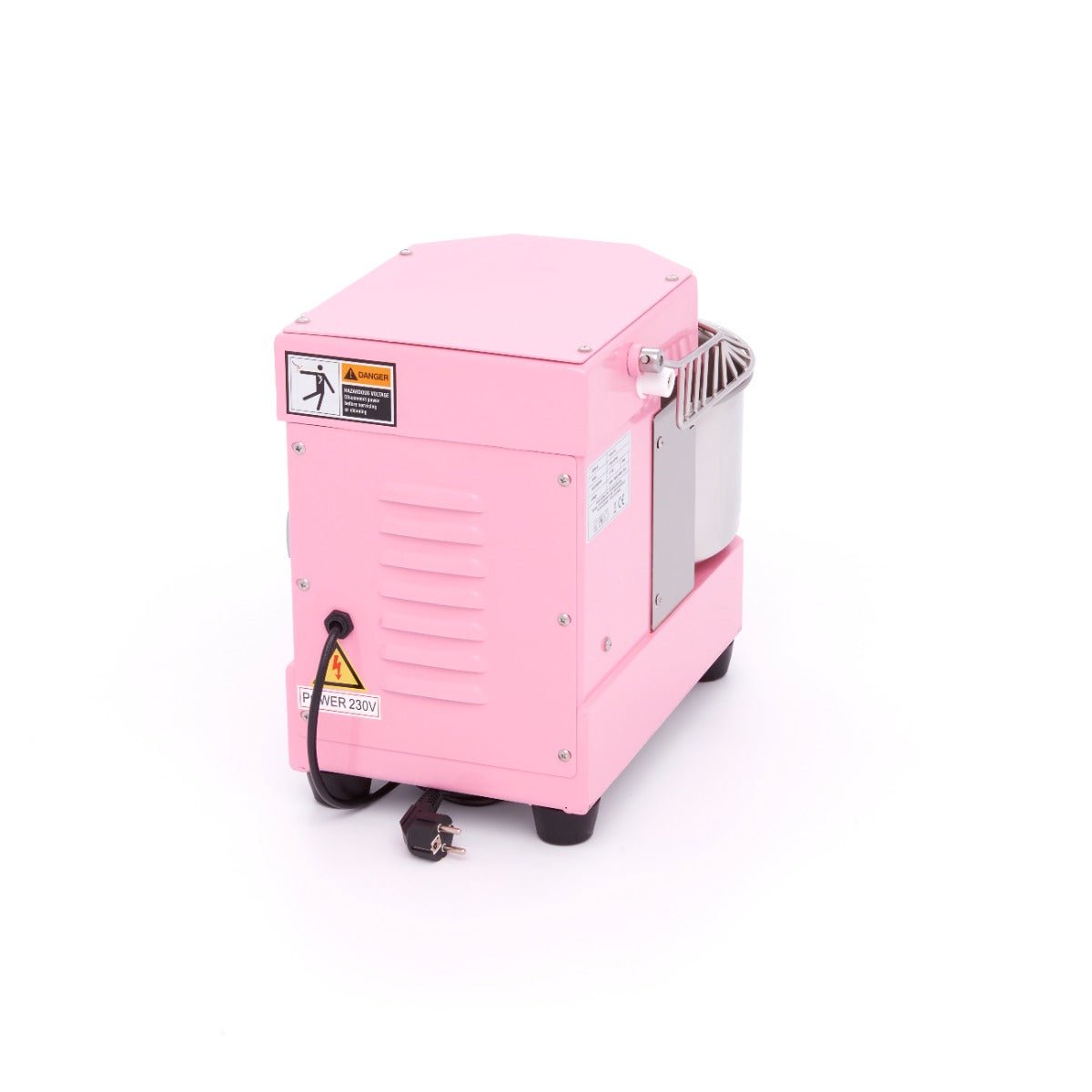Maxima Dough Mixer 8L Pink - Up to 4,5kg Dough - with Timer - RVSVoordeel