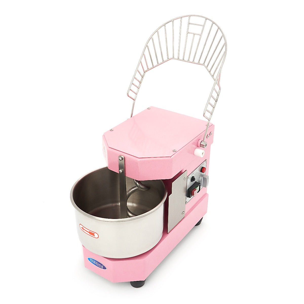 Maxima Dough Mixer 8L Pink - Up to 4,5kg Dough - with Timer - RVSVoordeel