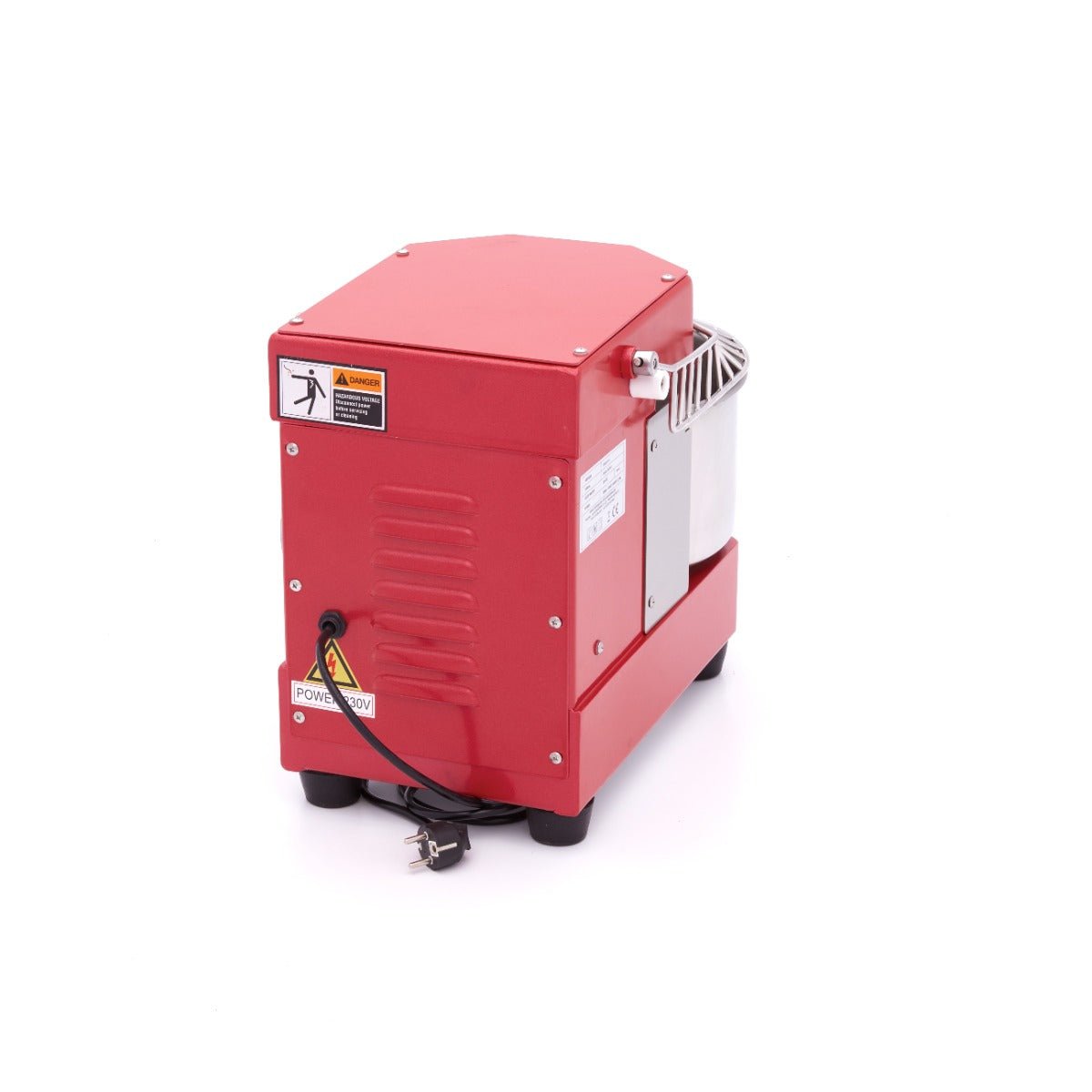 Maxima Dough Mixer 8L Raspberry Red - Up to 4,5kg Dough - with Timer - RVSVoordeel