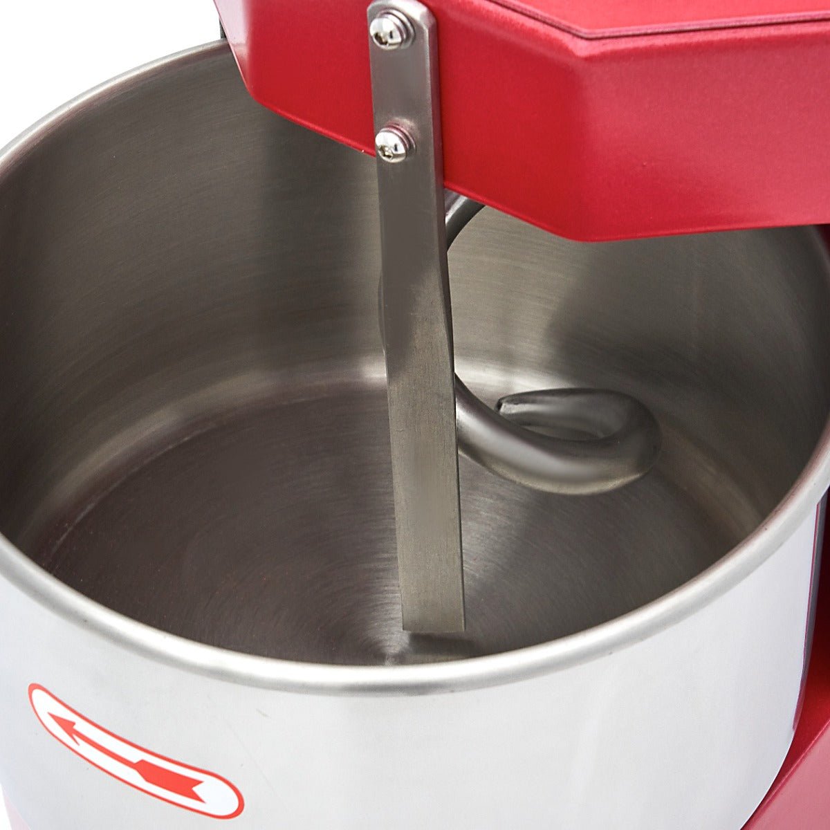 Maxima Dough Mixer 8L Raspberry Red - Up to 4,5kg Dough - with Timer - RVSVoordeel