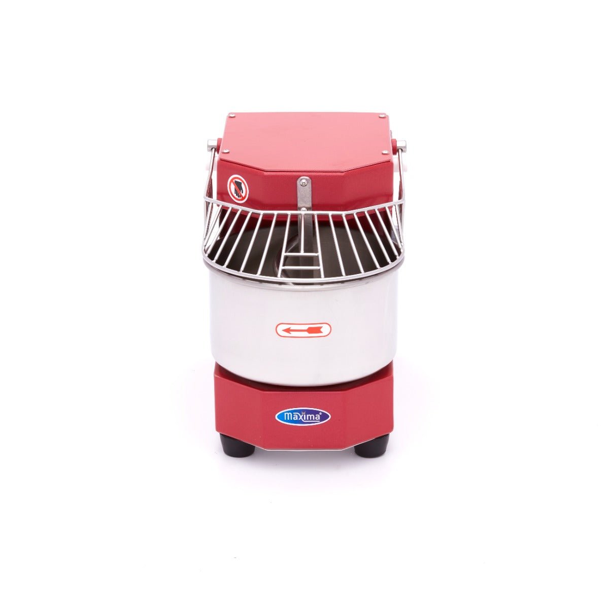 Maxima Dough Mixer 8L Raspberry Red - Up to 4,5kg Dough - with Timer - RVSVoordeel