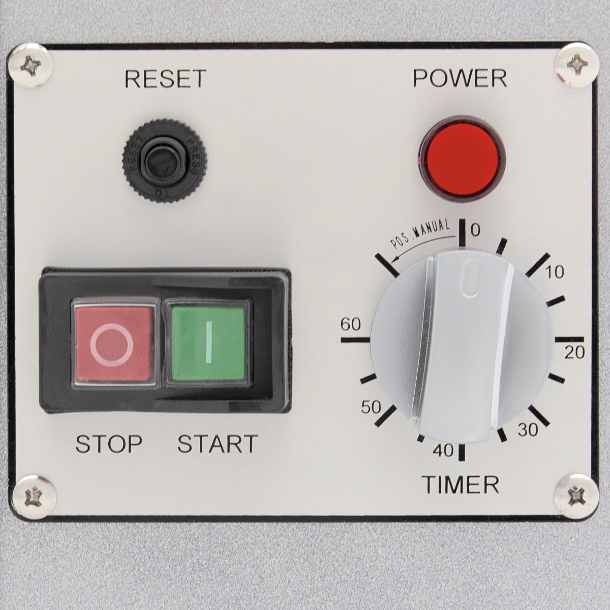 Maxima Dough Mixer 8L Silver - Up to 4,5kg Dough - with Timer - RVSVoordeel