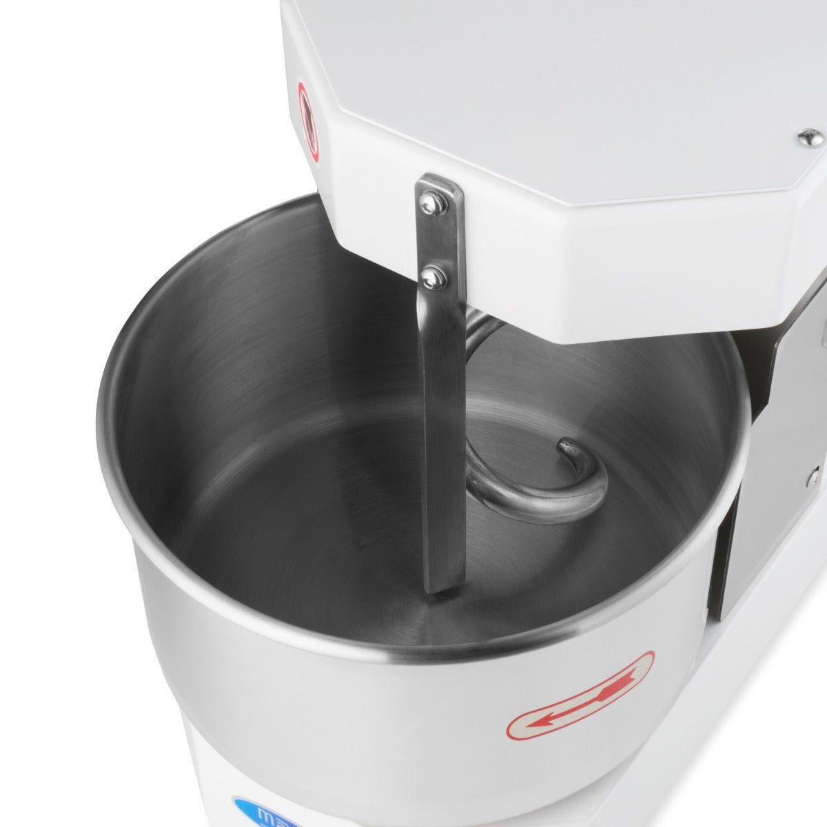 Maxima Dough Mixer 8L White - Up to 4,5kg Dough - with Timer - RVSVoordeel