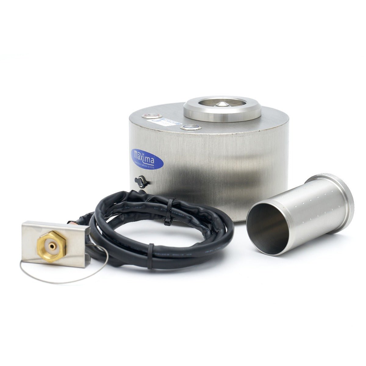 Maxima Dry Ice Machine - Cylinder 5,6 x 11,2 cm - Takes 120 Seconds - RVSVoordeel
