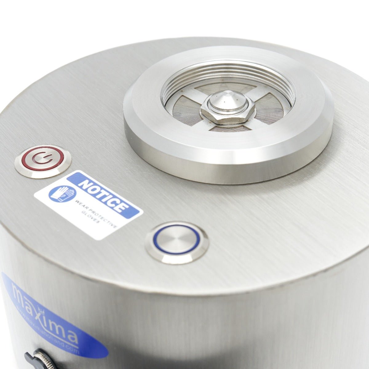 Maxima Dry Ice Machine - Cylinder 5,6 x 11,2 cm - Takes 120 Seconds - RVSVoordeel