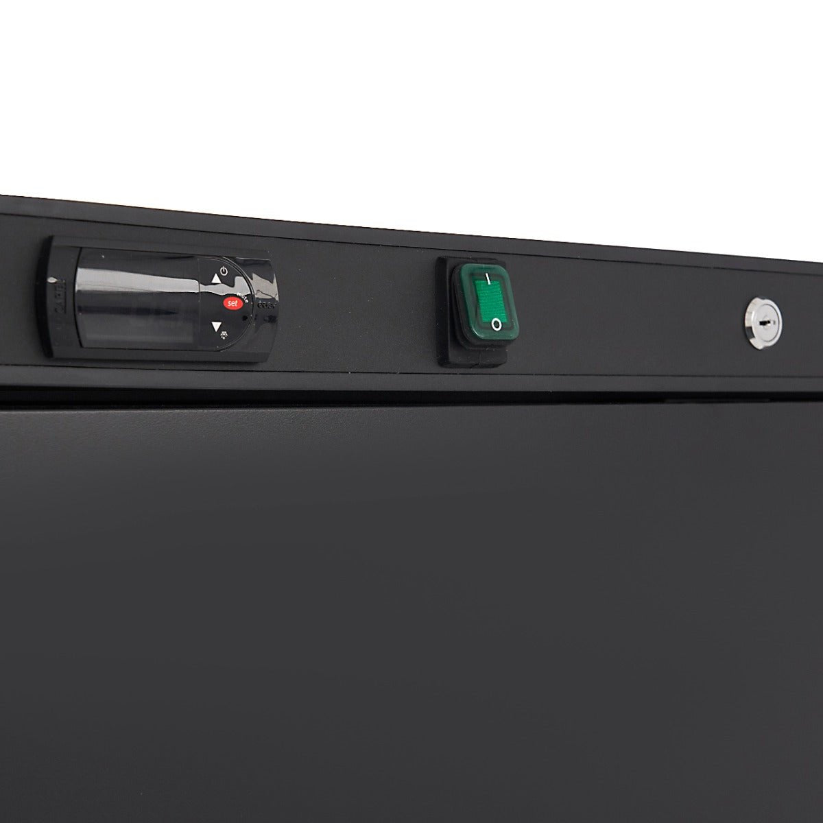 Maxima Freezer 600L - 6 Fixed Shelves - Black - RVSVoordeel